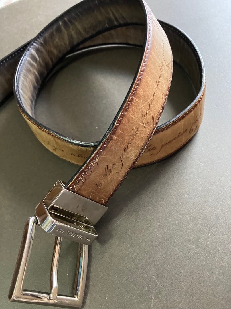 ベルルッティ リバーシブルベルト　95/38