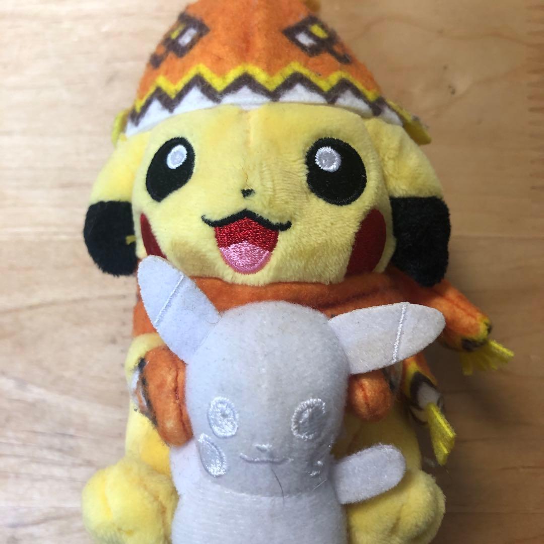 ポケモンセンター 札幌 雪まつり限定ピカチュウのぬいぐるみマスコット