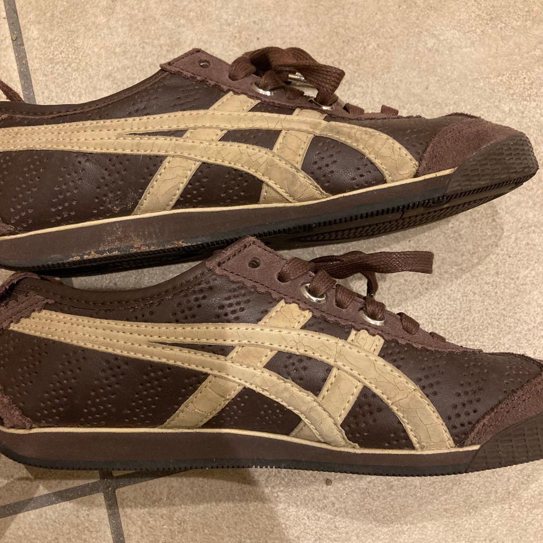 オニツカタイガー×miniコラボ スニーカー 23.0cm - メルカリ