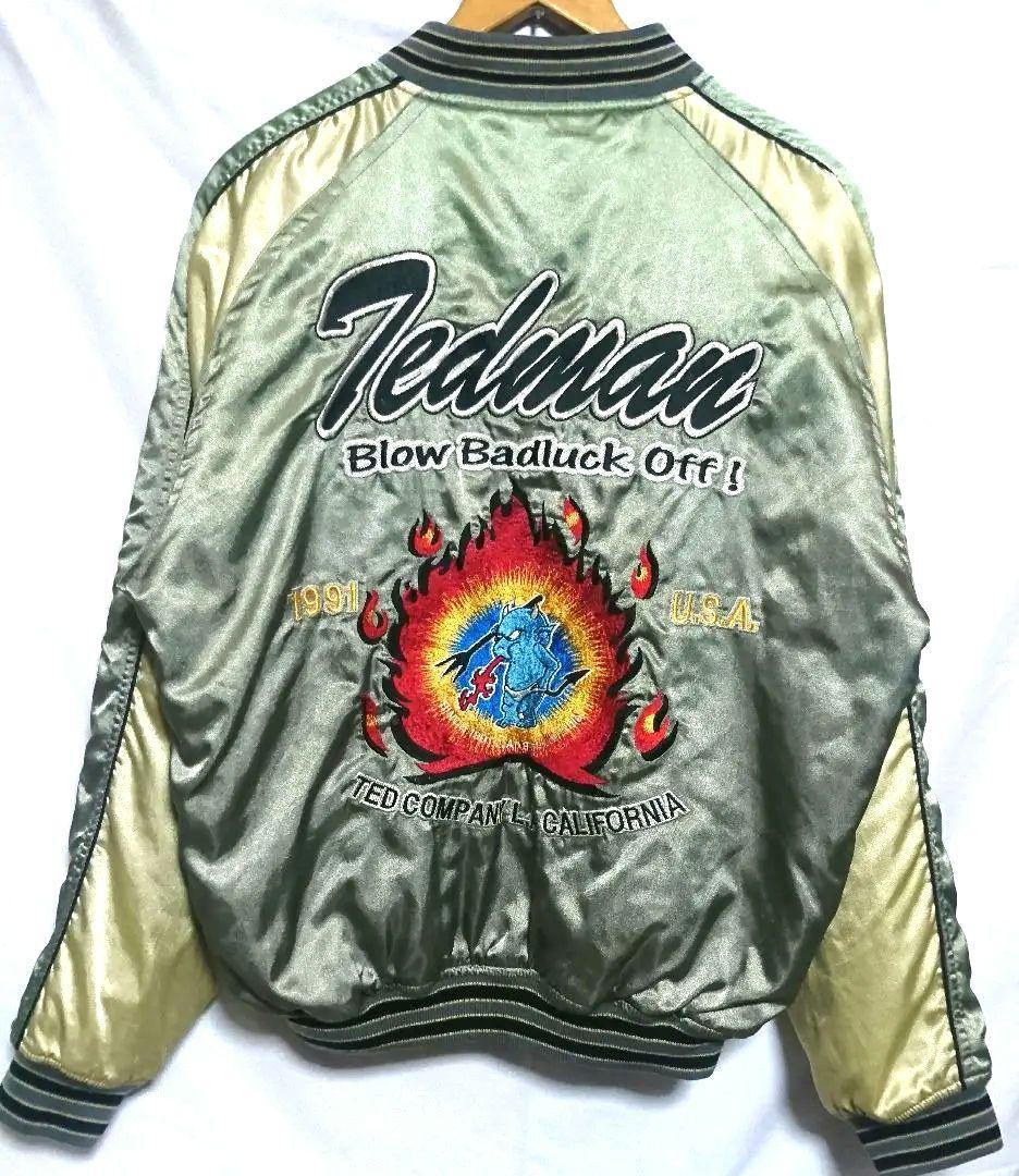 テッドマン 火焔 悪魔 スカジャン Lサイズ テッドカンパニー