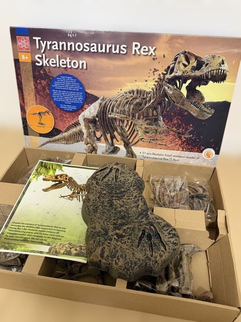 EDU-TOYS エデュトイ 恐竜工作 キット 51ピース ティラノサウルス