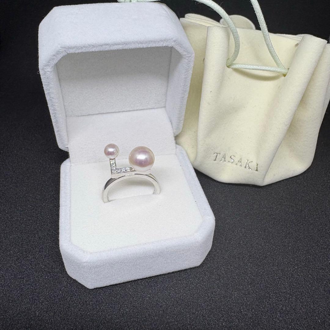 TASAKI バランスノート⭐︎パヴェパールリング 13号 ほぼ新品です