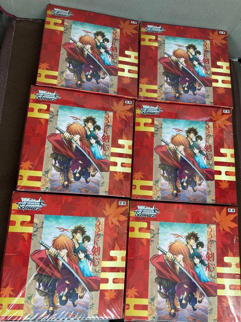 ヴァイスシュヴァルツ　るろうに剣心　6BOX シュリンク付き