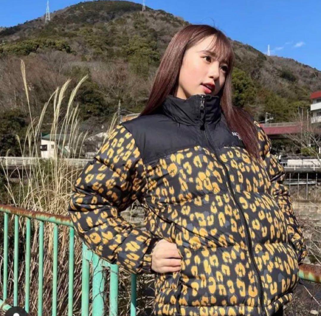THE NORTH FACE ヒョウ柄 ダウンジャケット 中町綾 ヌプシ - メルカリ