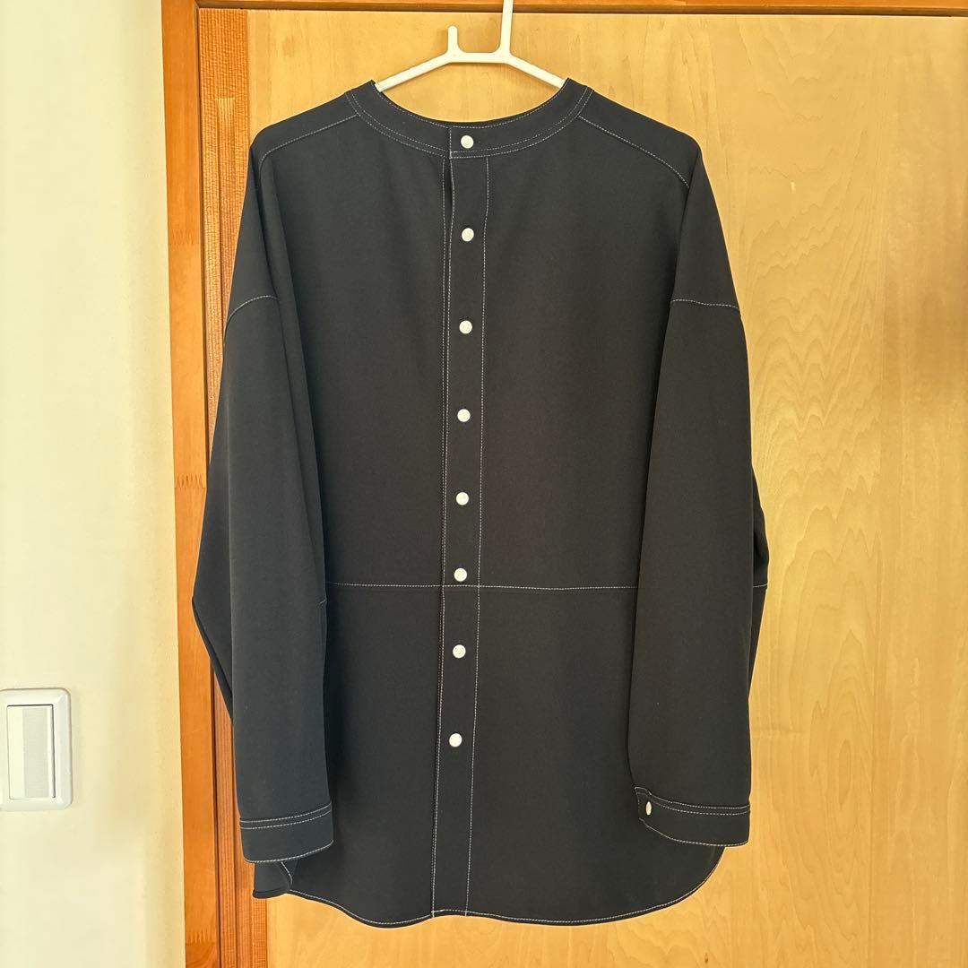 定価20900円 ビアズリー 配色ステッチジョーゼット チュニック