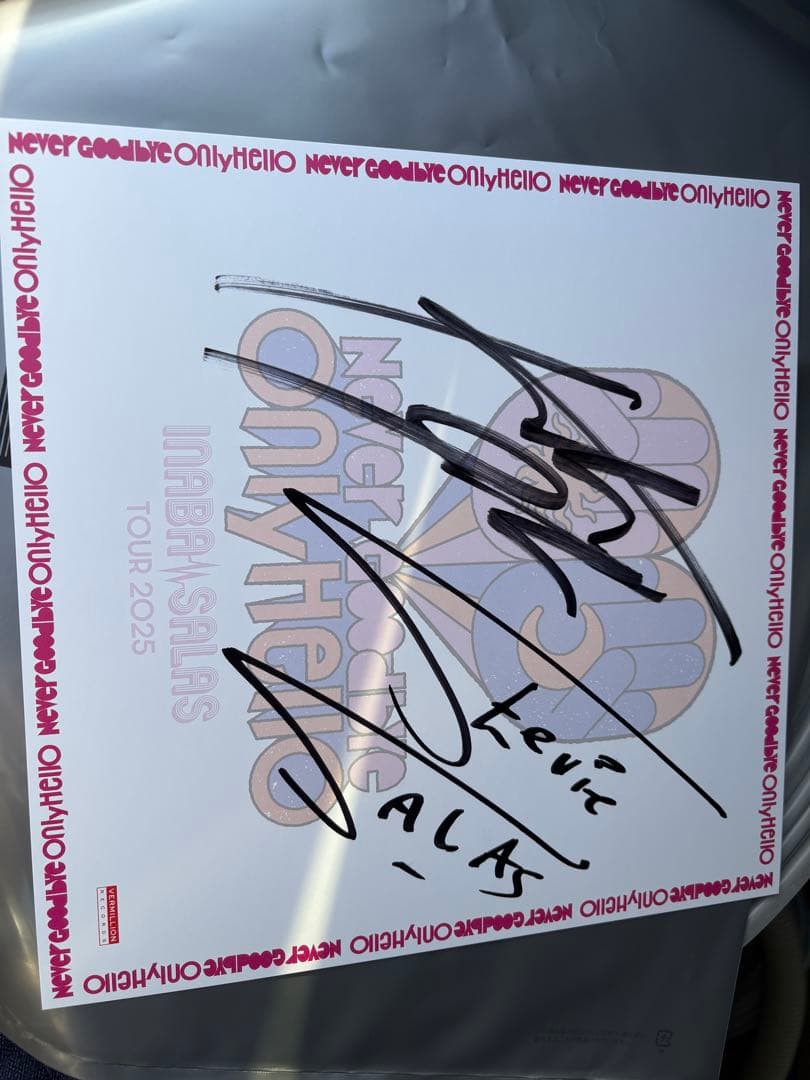 稲葉浩志　SALAS サイン 2026年最新】イナバサラス サインの人気アイテム - メルカリ