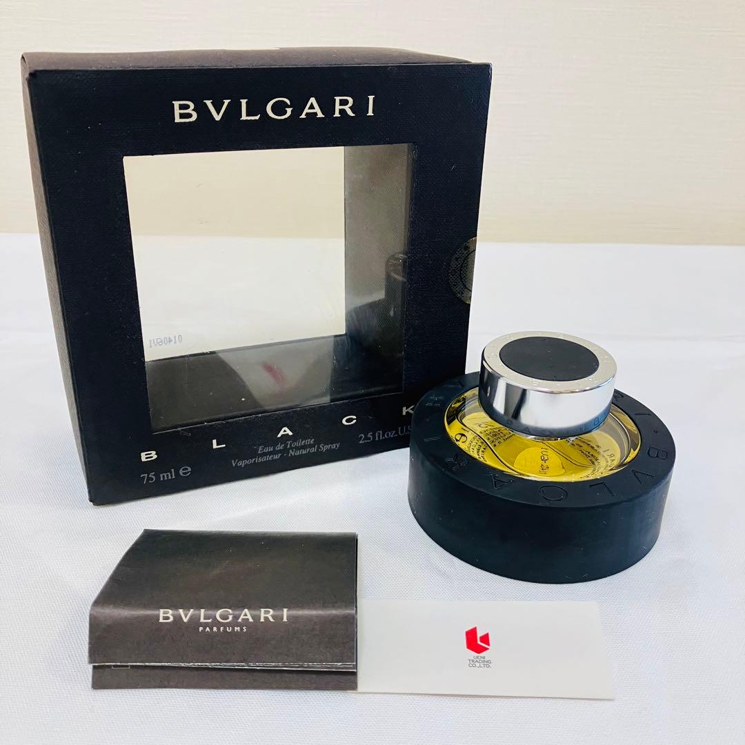 希少　廃盤品　BVLGARI ブルガリ　ブラック　オードトワレ　香水　75ml