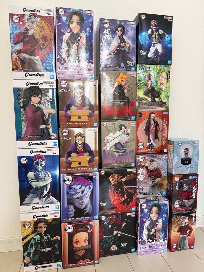 【新品未開封】鬼滅の刃 プライズフィギュア他 まとめ売り22個