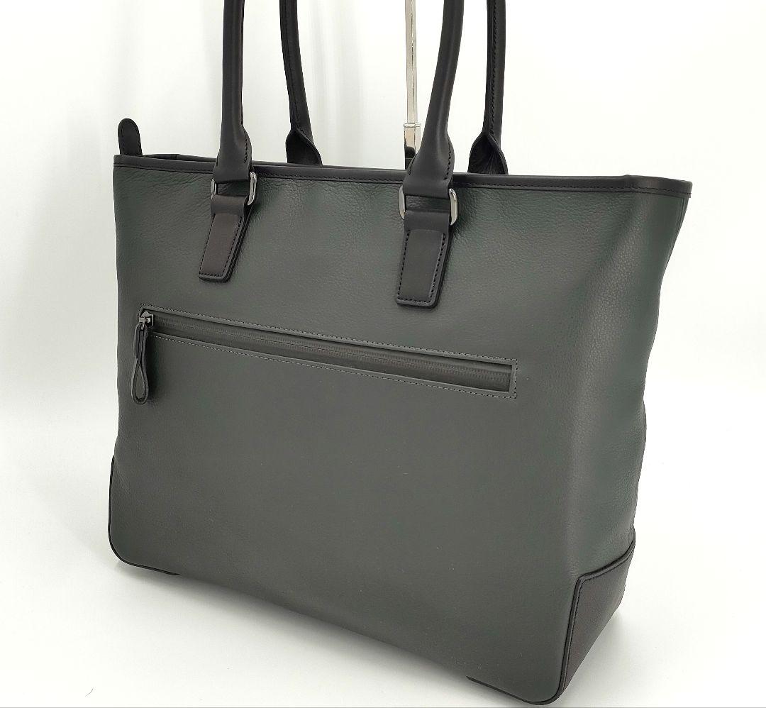 ✨️極美品✨️ソメスサドル　プランス　トートバッグ　ダークグリーン　レザー