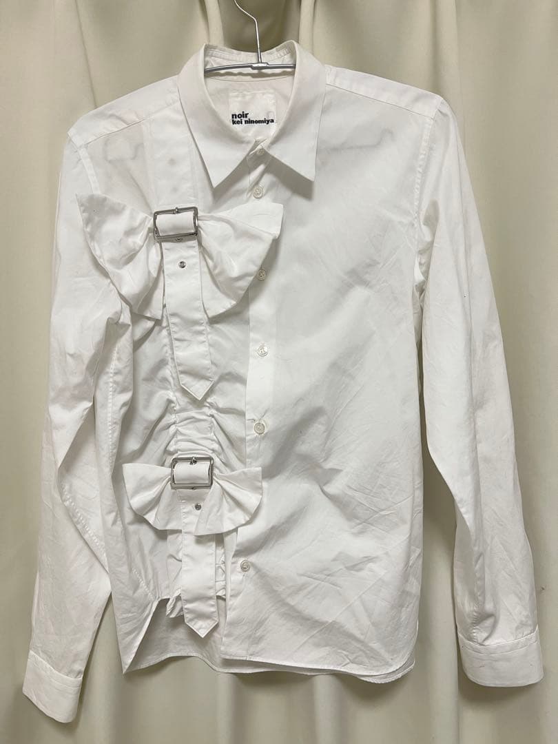 noir kei ninomiya 23awリボンシャツ