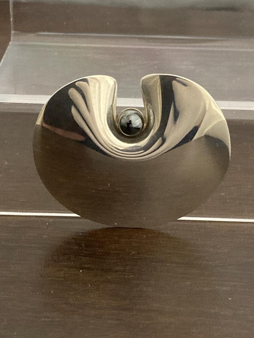 ジョージジェンセン ブローチ ヘマタイト スイレン シルバー925 351