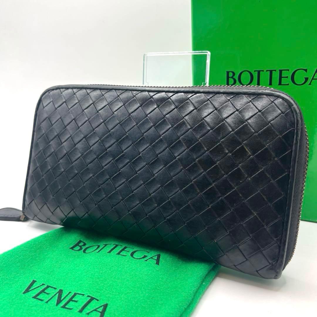 正規品✨ ボッテガヴェネタ イントレ ラウンドファスナー ジップ 801