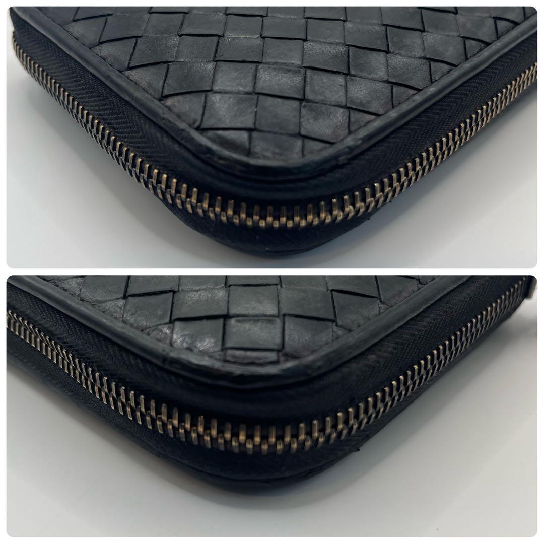 正規品✨ ボッテガヴェネタ イントレ ラウンドファスナー ジップ 801