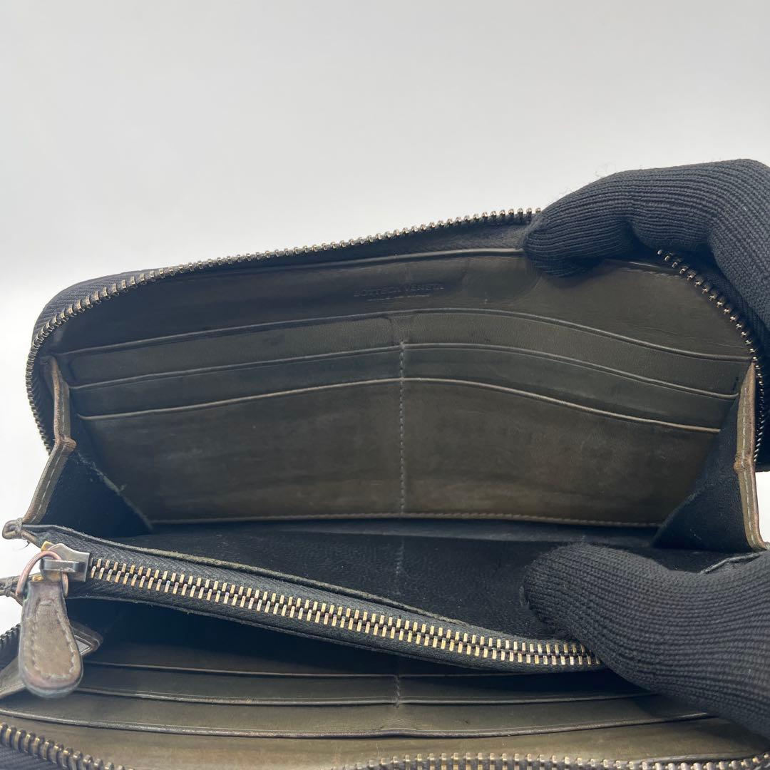 正規品✨ ボッテガヴェネタ イントレ ラウンドファスナー ジップ 801