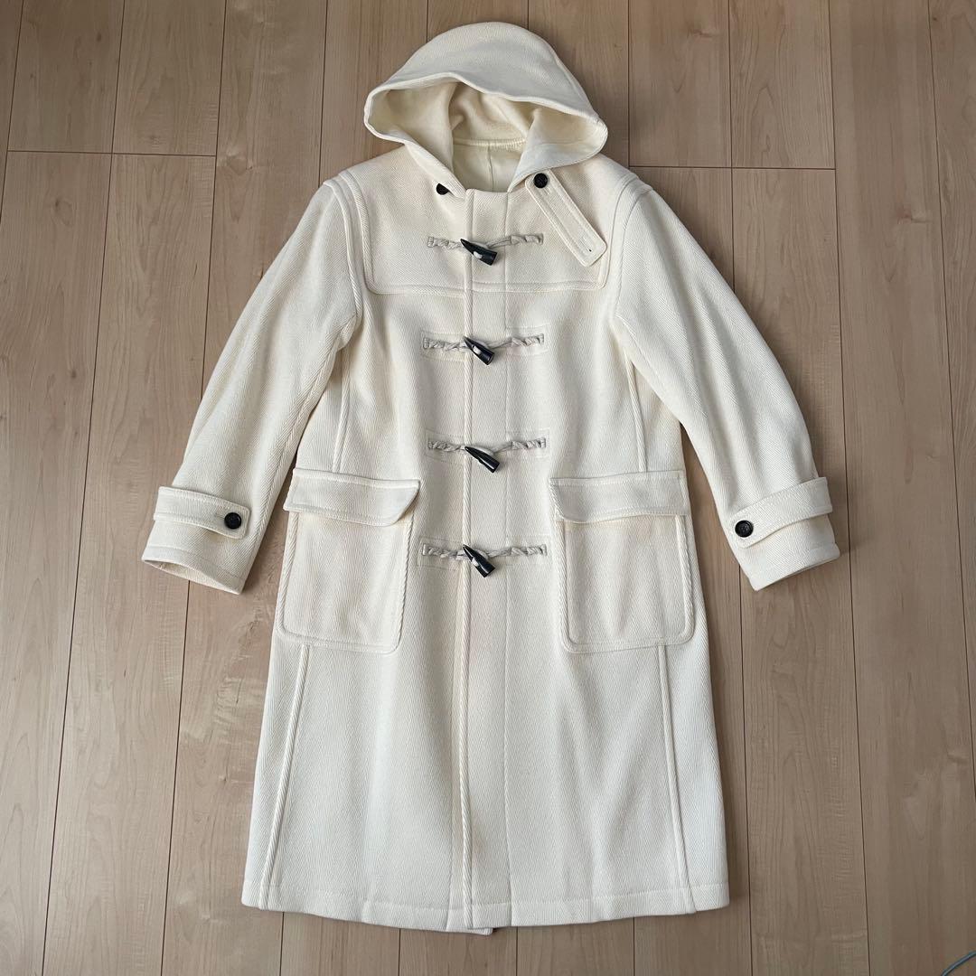 美品✨23区 ヘリンボーン ダッフルコート 定価8万 クリーニング済 サイズ40