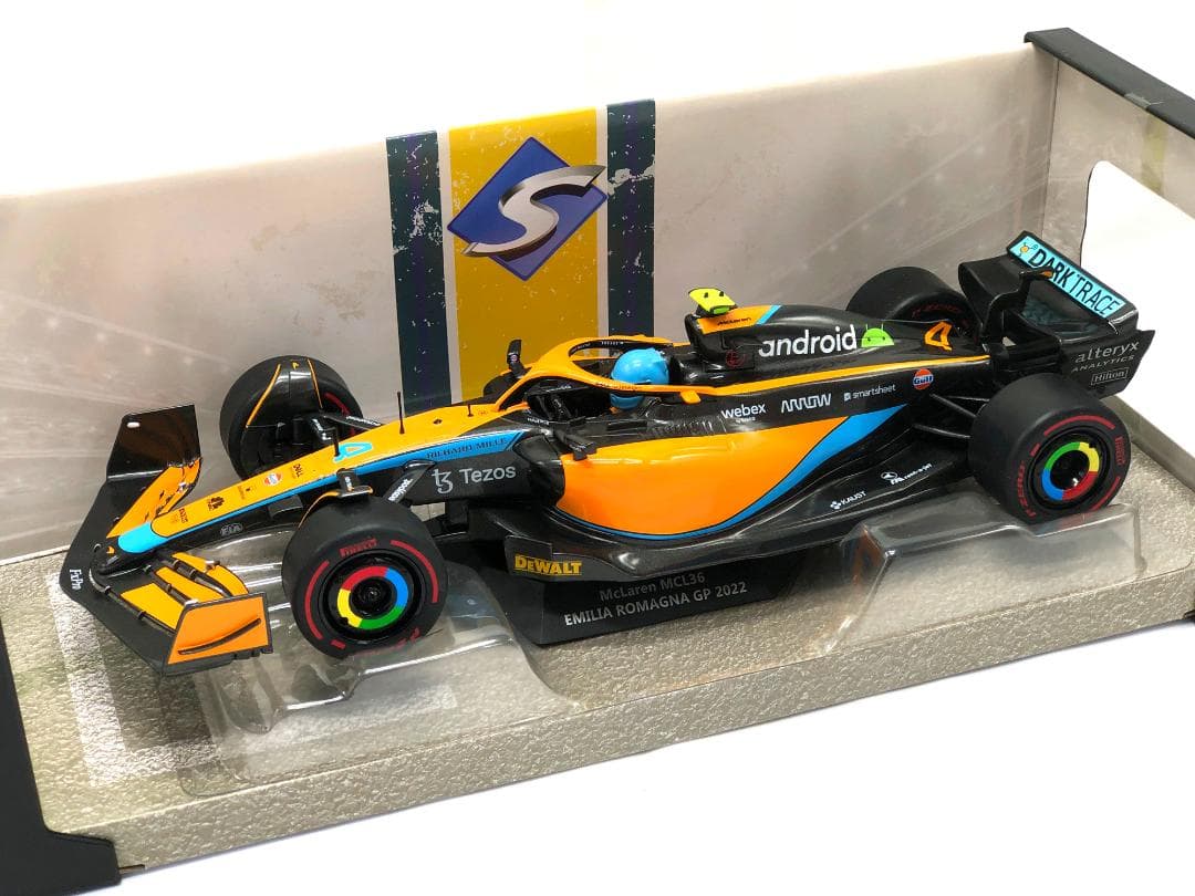 ソリド 1/18 マクラーレン MCL36 #4 イタリアGP2022 Lノリス