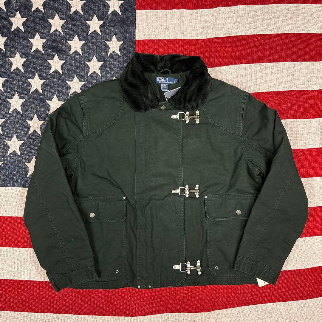 激レア 90s デッドストック ラルフローレン ファイヤーマンジャケット
