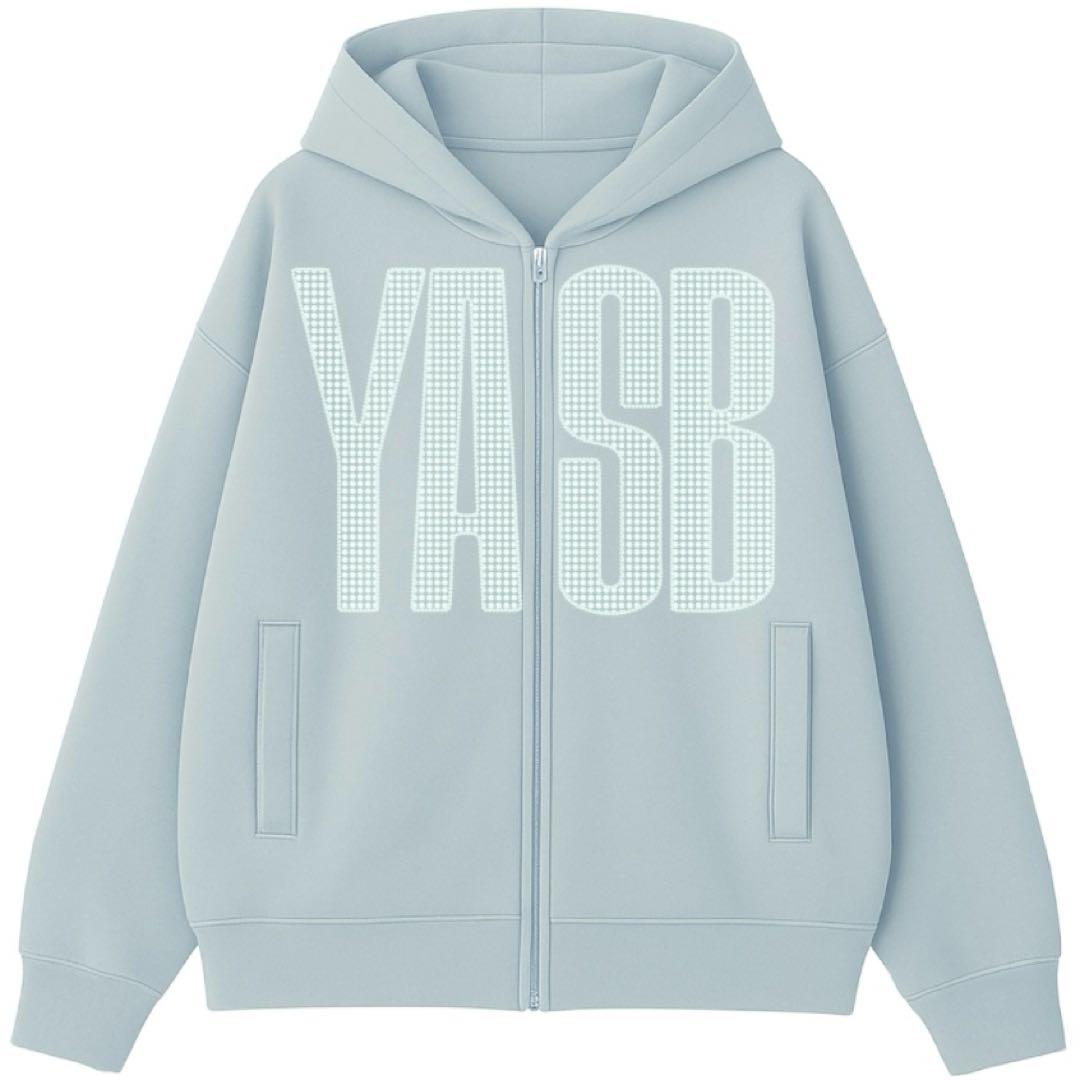 YOASOBI ヨアソビ　ワンダラ　フルジップ　パーカー　XL グレー