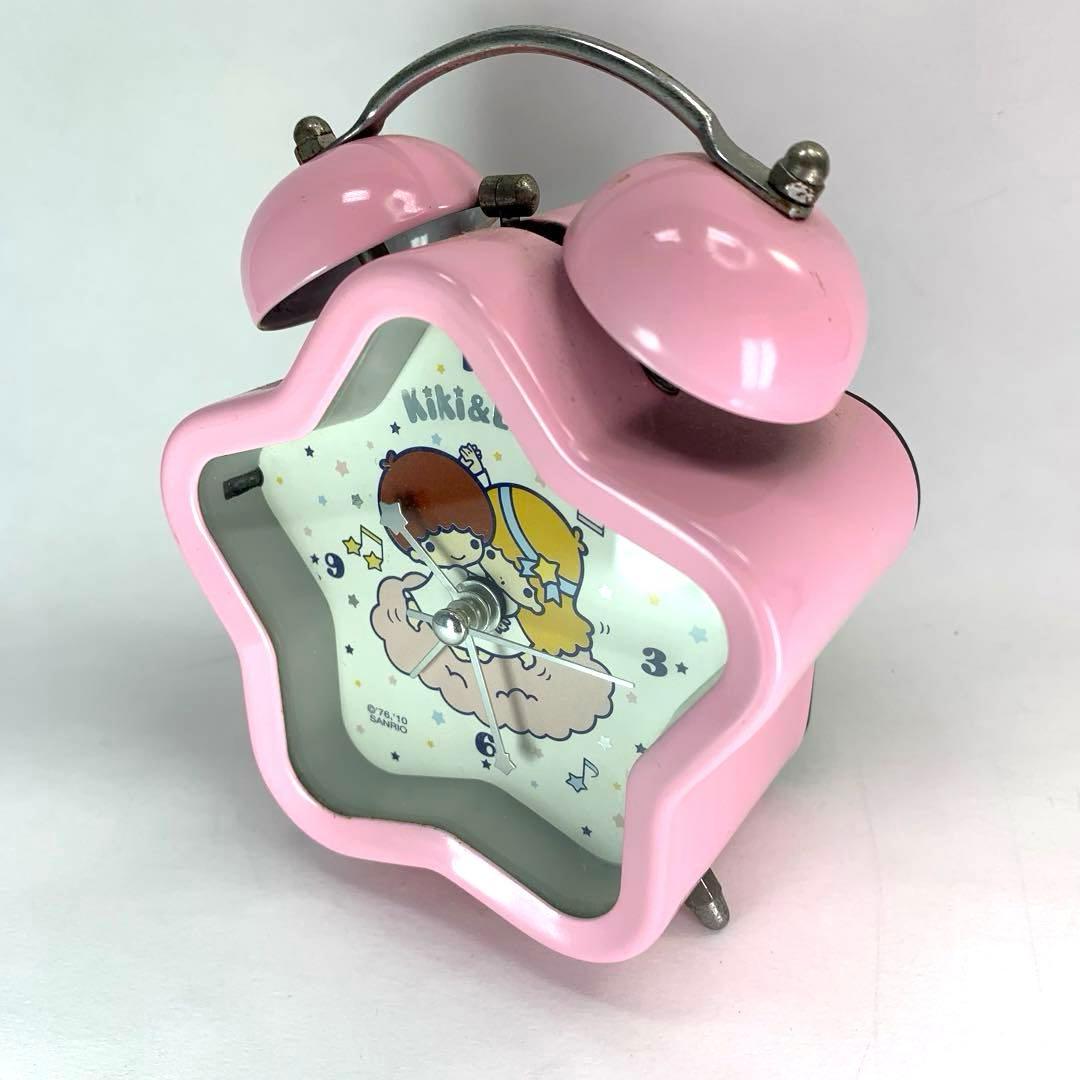 キキララ リトルツインスターズ 目覚まし時計 サンリオ ピンク