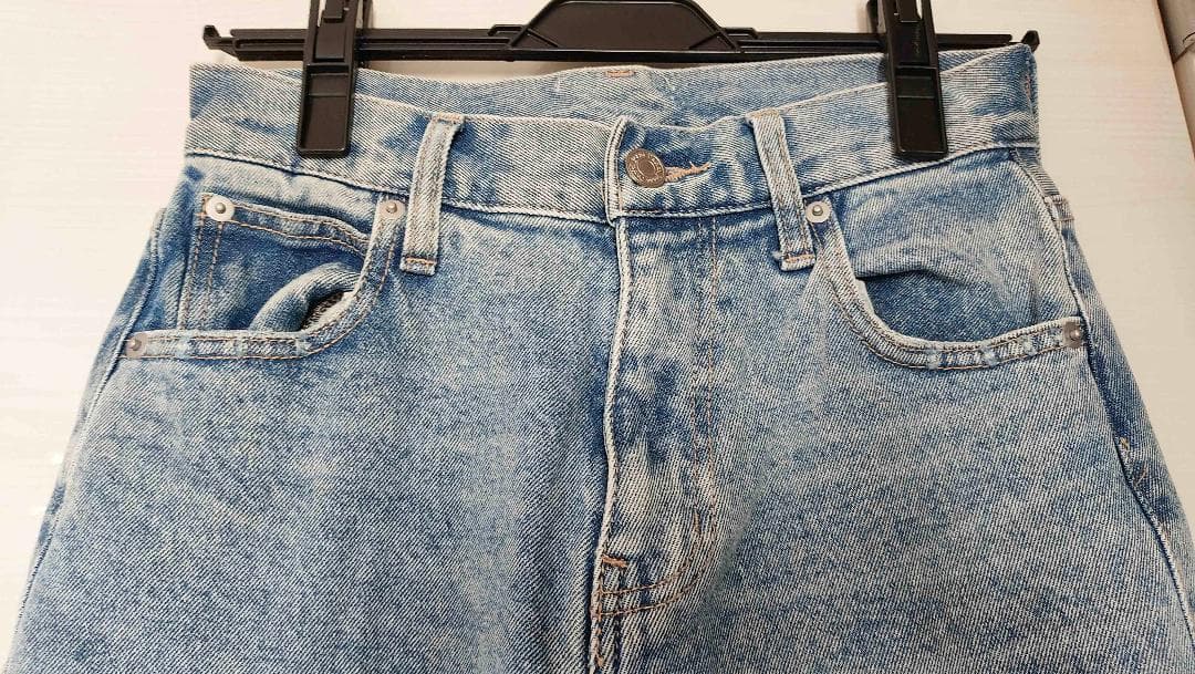 ダーリッチ darich セミフレアデニムパンツ BLU ブルー M 裾上げ済み