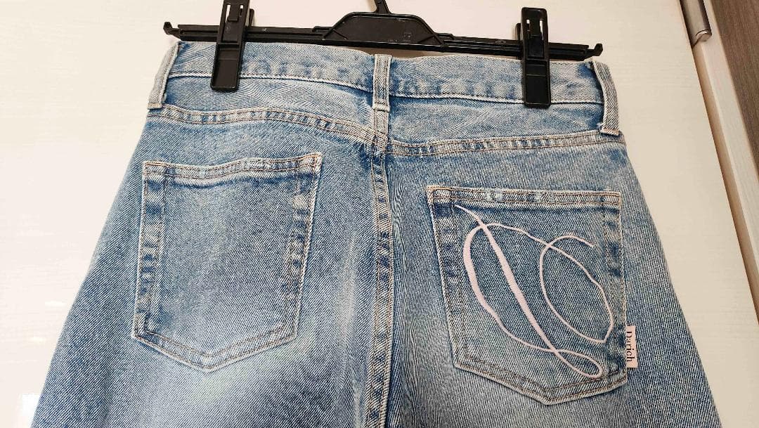 ダーリッチ darich セミフレアデニムパンツ BLU ブルー M 裾上げ済み