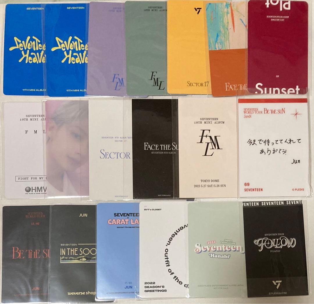 seventeen ジュン 過去トレカ まとめ売り セブチ - メルカリ