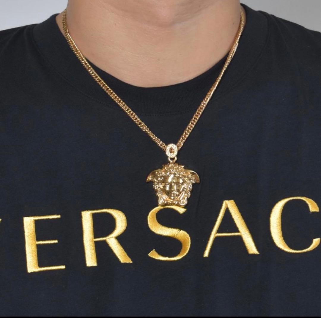 VERSACE 大ぶり メデューサ ネックレス ゴールド 1008766 - メルカリ