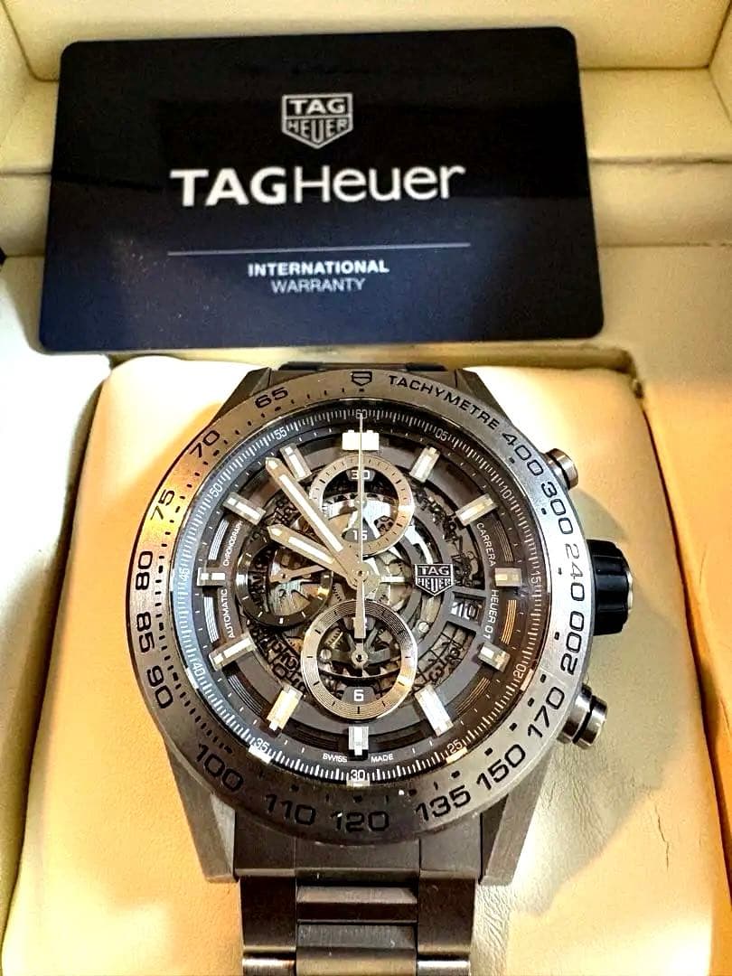 最終価格タグホイヤー カレラ キャリバーホイヤー01グレーファントム