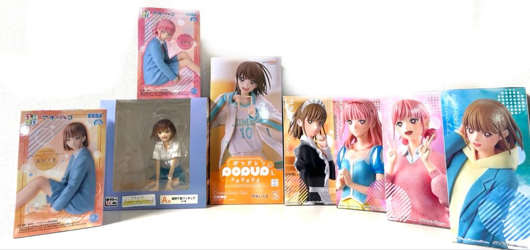 アオのハコ　フィギュア8体