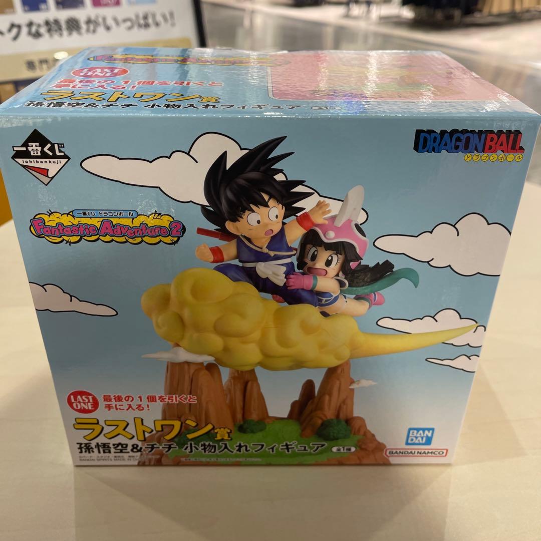 一番くじ ドラゴンボール ラストワン 孫悟空＆チチ 小物入れフィギュア