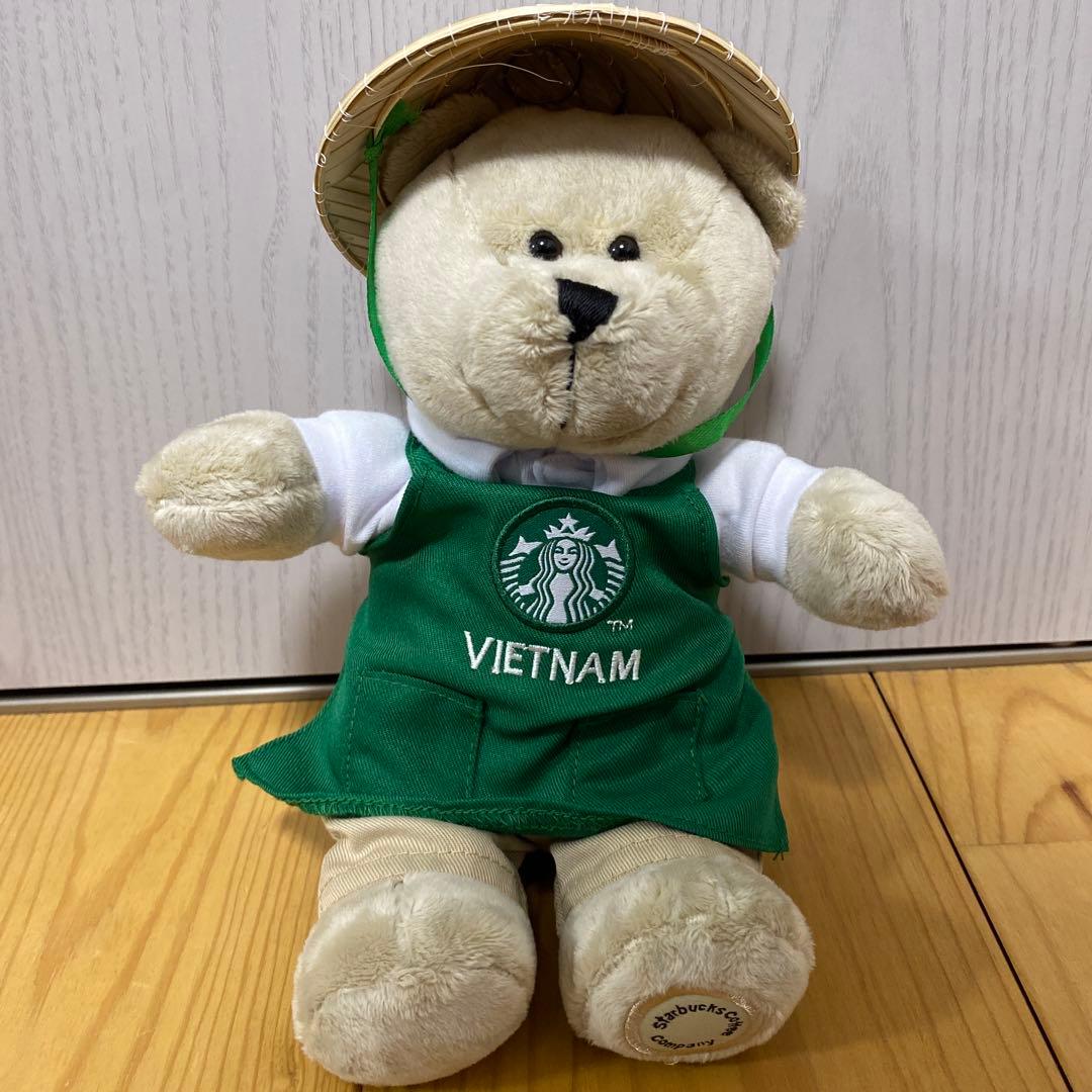 スタバ ベトナム ぬいぐるみ ベアリスタ 海外限定 クマちゃん