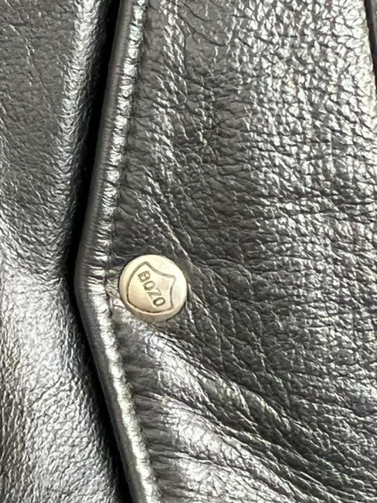 THE BOZO GANG フランス製100%LEATHER ボンバージャケット - メルカリ