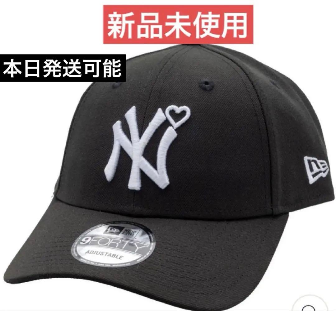 BASICKS×NEW ERA 9 FORTY NY ハートキャップ BASICKS（ベイシックス）の「【BASICKS/ベーシックス】9 FORTY Yankees