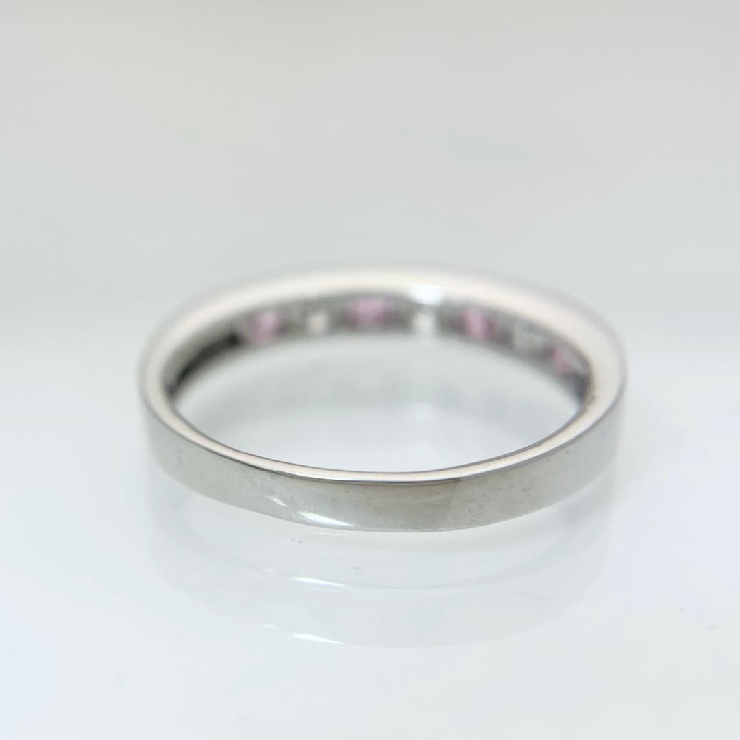 新品 パパラチアサファイア ダイヤモンド リング 0.35ct