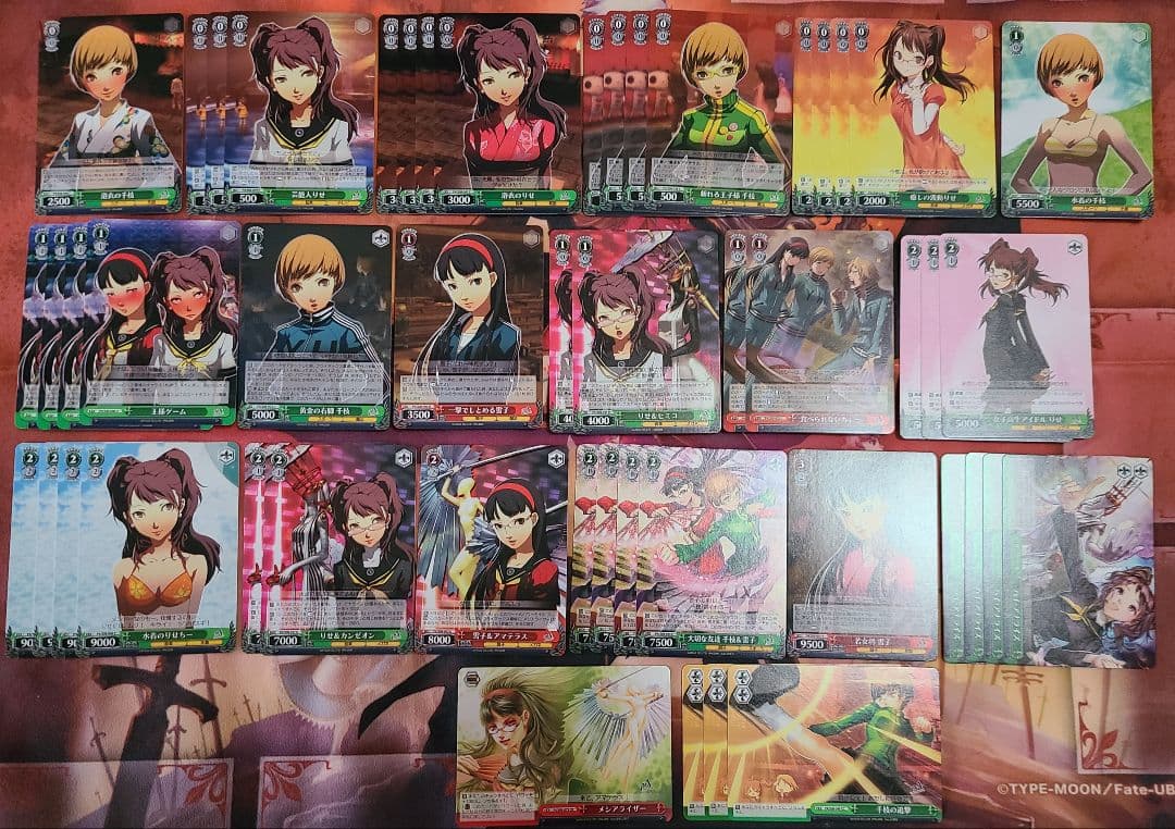 雪子　千枝　ペルソナ4　P4　デッキ　ヴァイスシュヴァルツ