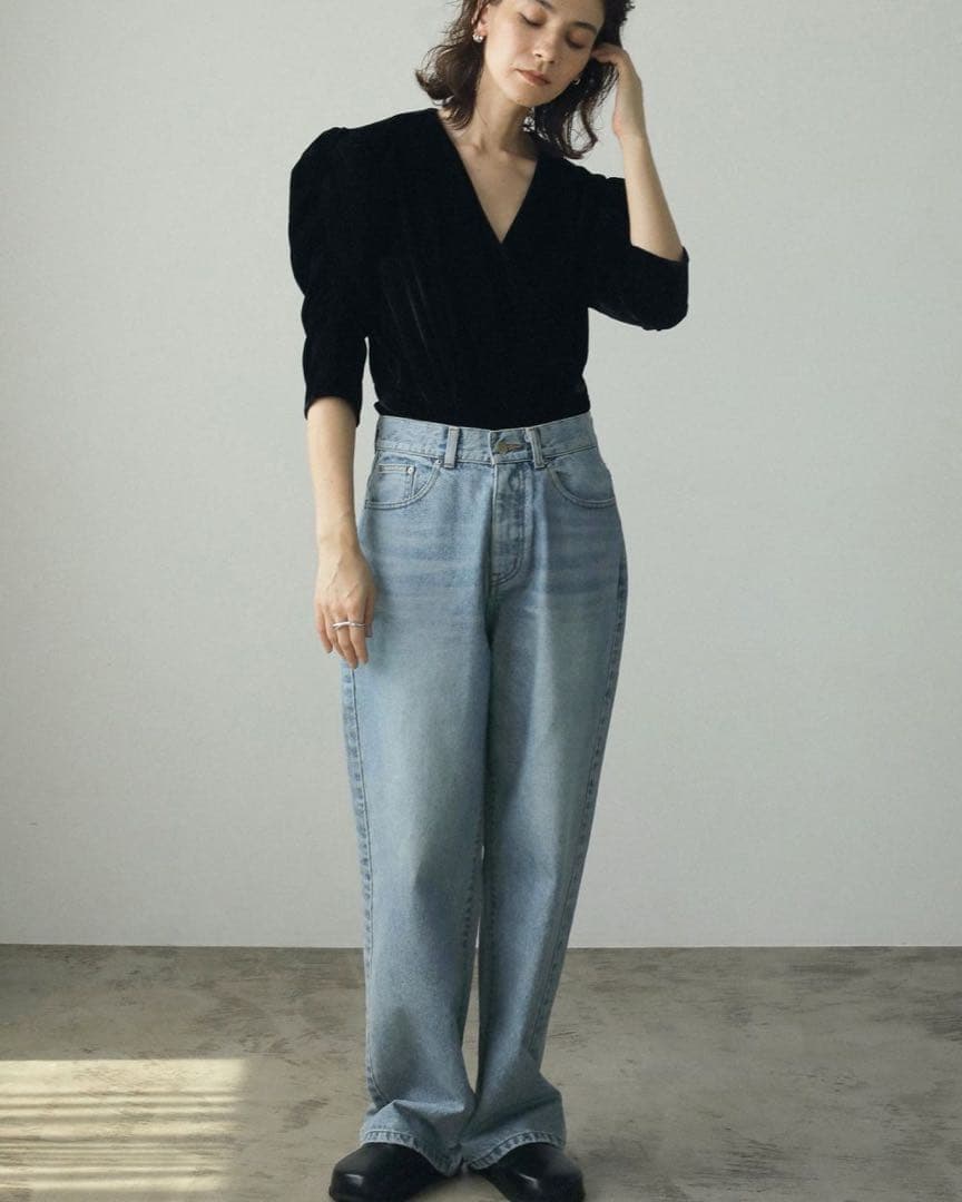 未使用 anuke ブリーチデニム