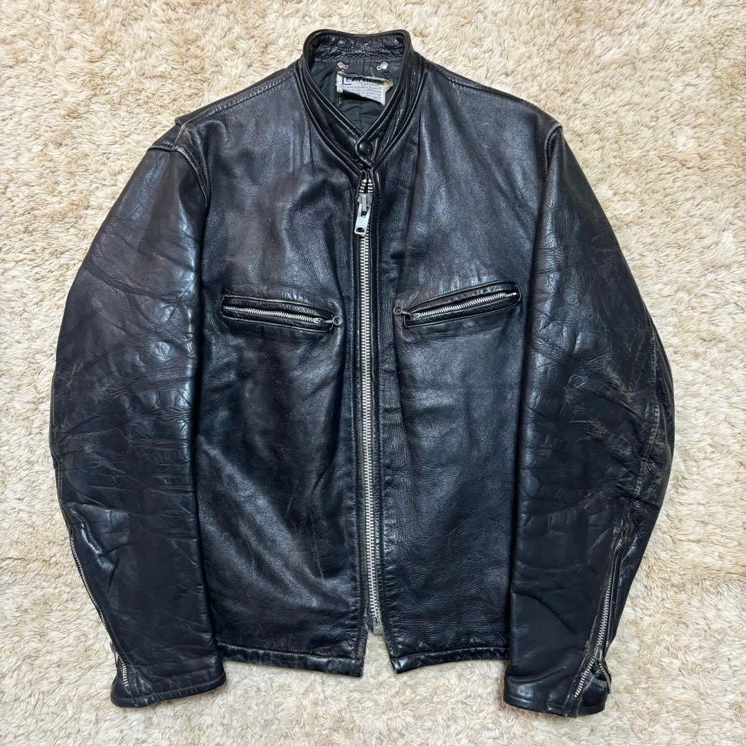 50s Leather Jacket シングル 40 TALON ssstein / シュタイン】LEATHER ZIP JACKET - BLACK | 公式通販サイト