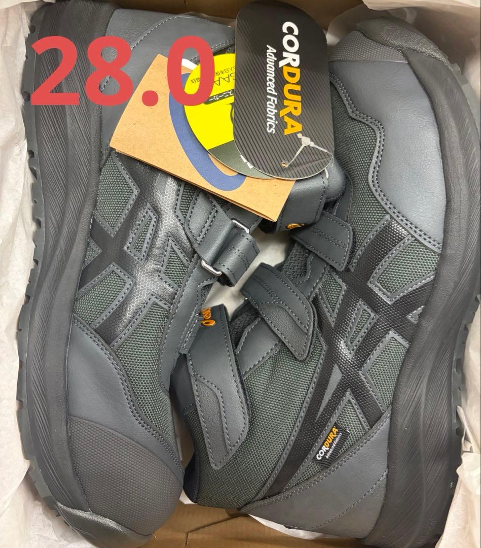 CP216 アシックス 安全靴 限定 マジック 新品 コーデュラ28.0