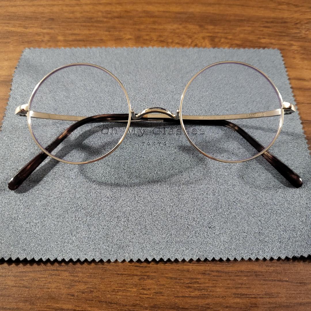 アミパリ 伊達メガネ ラウンド アイケアレンズ ルティーナ ブルーライトカット 兵庫県姫路市の眼鏡（メガネ）店のルックワン