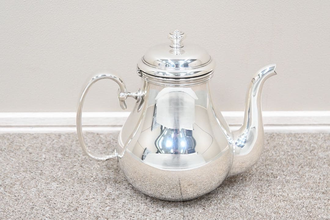 極美品】 クリストフル シルバーティーポット 3点セット - メルカリ