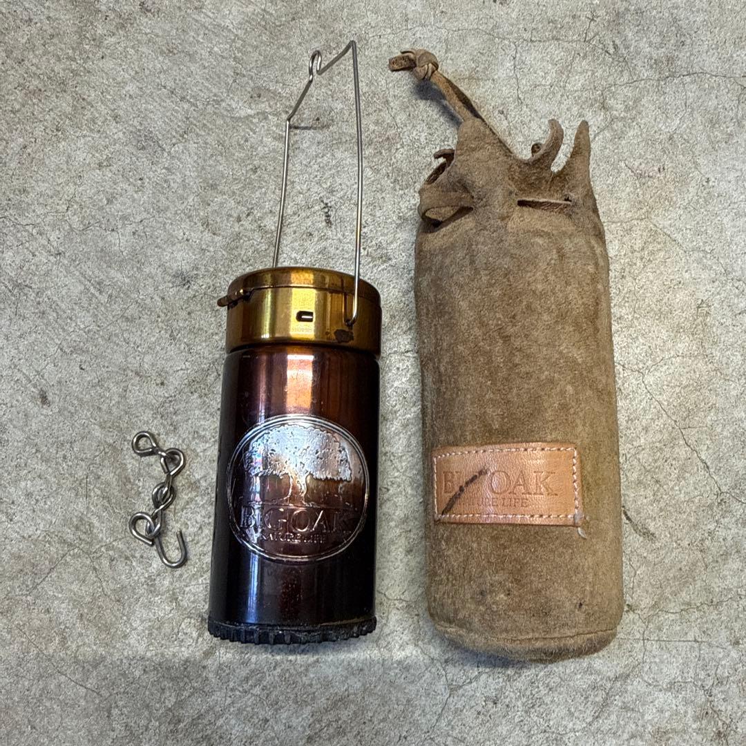 美品 BIG OAK ビッグオーク キャンドルランタン 真鍮 初期型 ビンテージ 90's デッドストック<BR> ビッグオーク BIG OAK<BR>キャンドルランタン