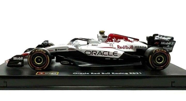 burago1/43クリアケース#22#1RedBull RB21日本GPセット