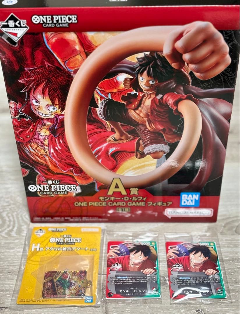 【プロモカード2枚】ワンピース1番くじ A賞ルフィ　プロモカード2枚　おまけ付
