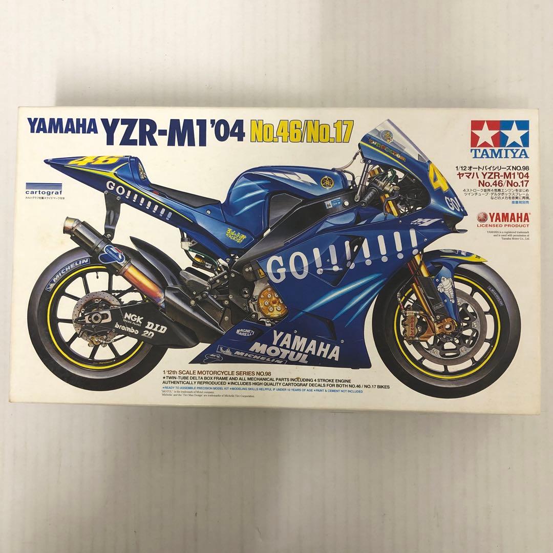 タミヤ 1/12 ヤマハ YZR-M1'04 NO.46/NO.17 TAMIYA (タミヤ) プラモデル 1/12 ヤマハ YZR-M1'04 No.46/No.17