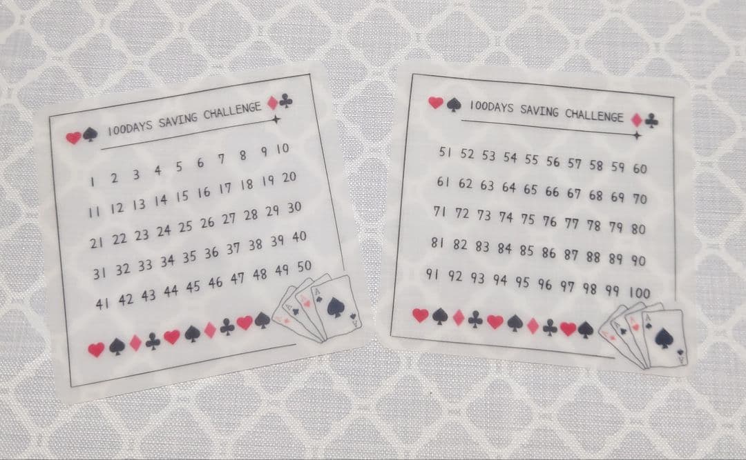 Kanae様専用 100DaysSavingBox トランプデザイン