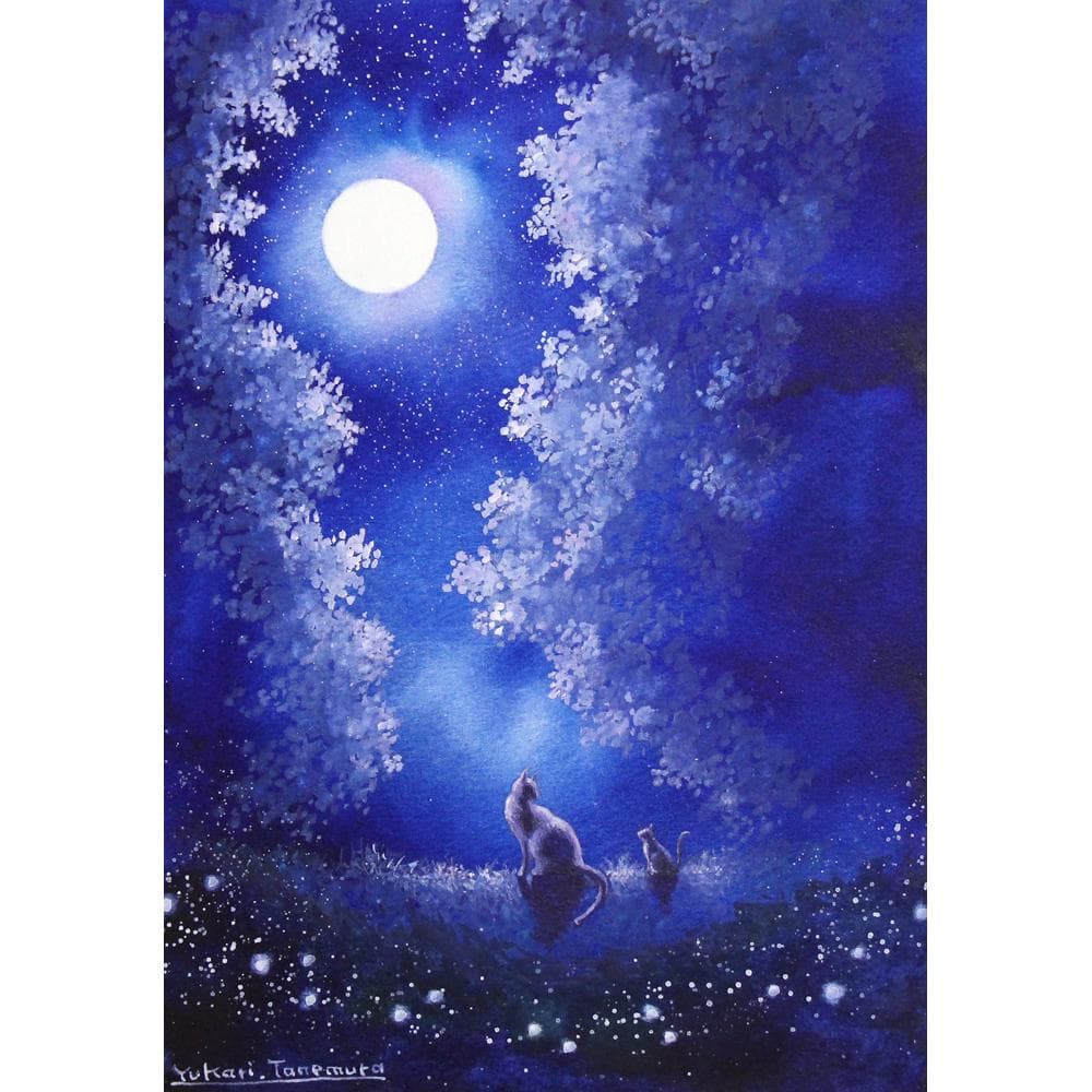 あつ&さま専用（原画）夜更けの桜が咲く頃 ほか　4点おまとめ