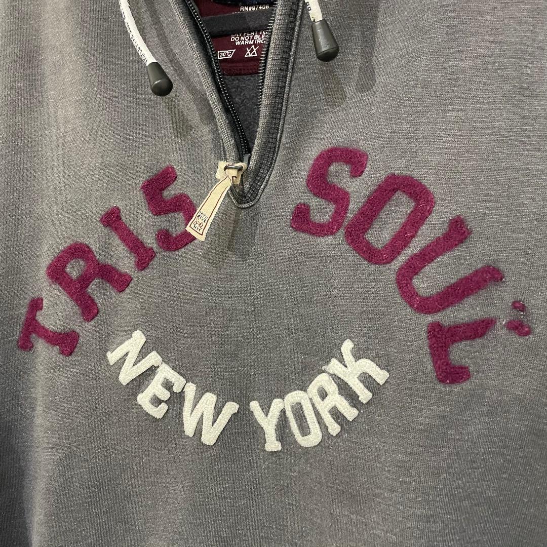トリプルファイブソウル NY 555SOUL ハーフジップパーカー 90s - メルカリ