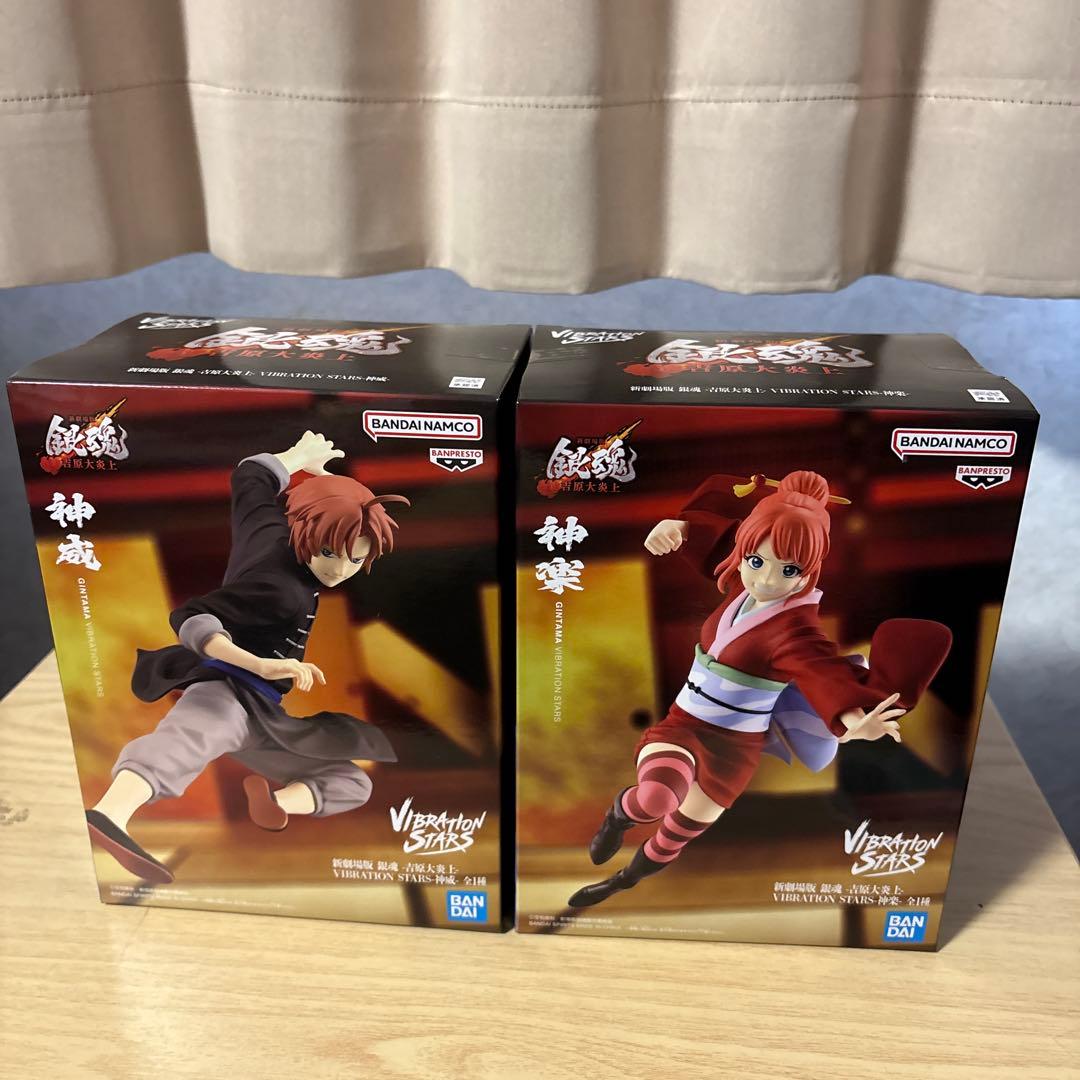 新劇場版 銀魂 吉原大炎上 神楽 神威 フィギュア 2点セット - メルカリ