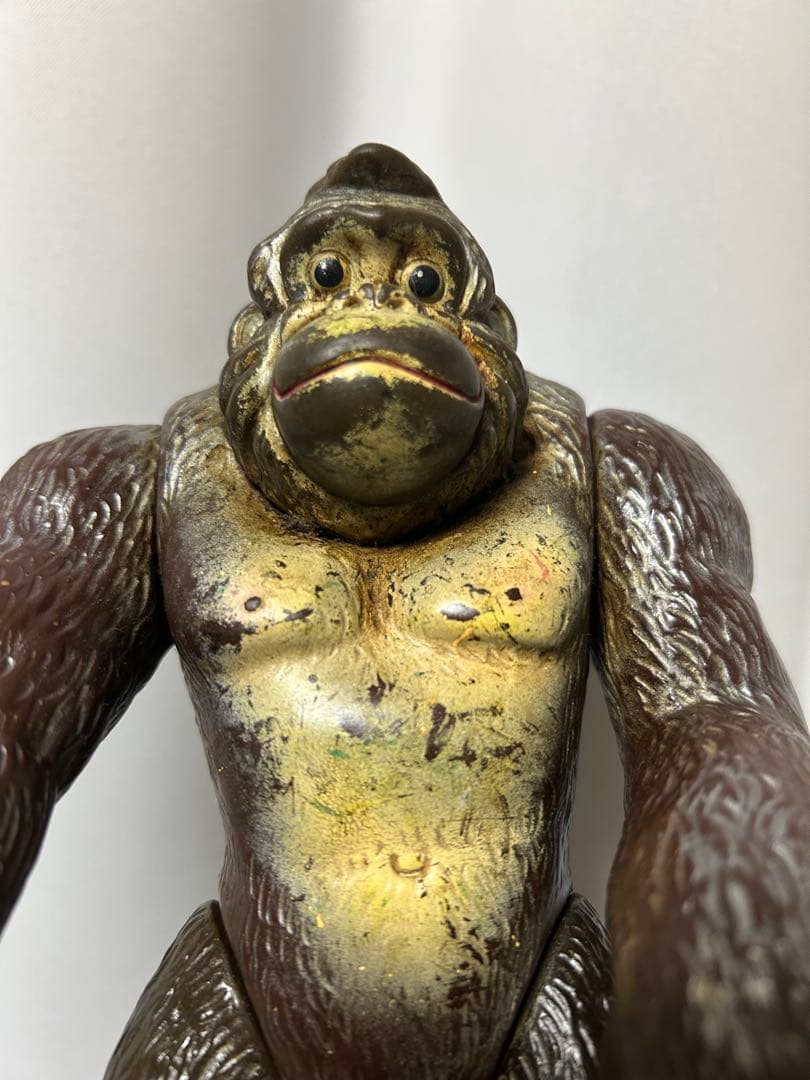 [b05]RKO JAPAN ソフビ キングコング 高さ約18cm人形 アニメ版 バンダイ 東宝怪獣シリーズ キングコング ゴジラモンスター ソフビ