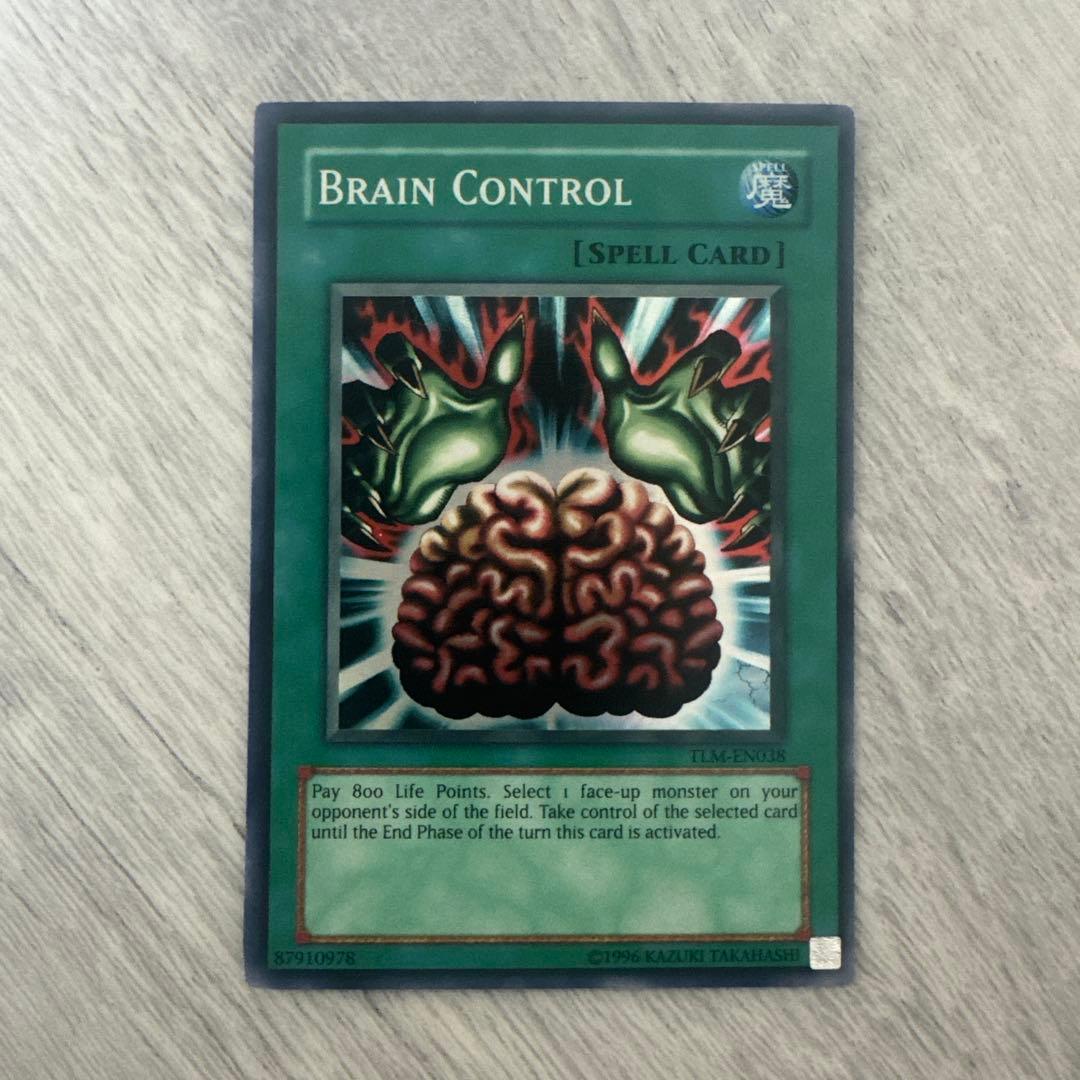 希少】遊戯王 英語版 TLM版 洗脳ブレインコントロール スーパーレア